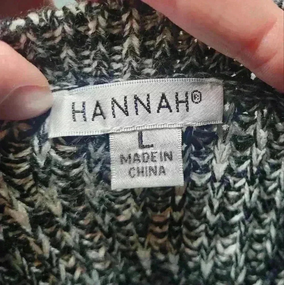 Hannah kitted long sleeve sweater size large - Picture 5 of 6